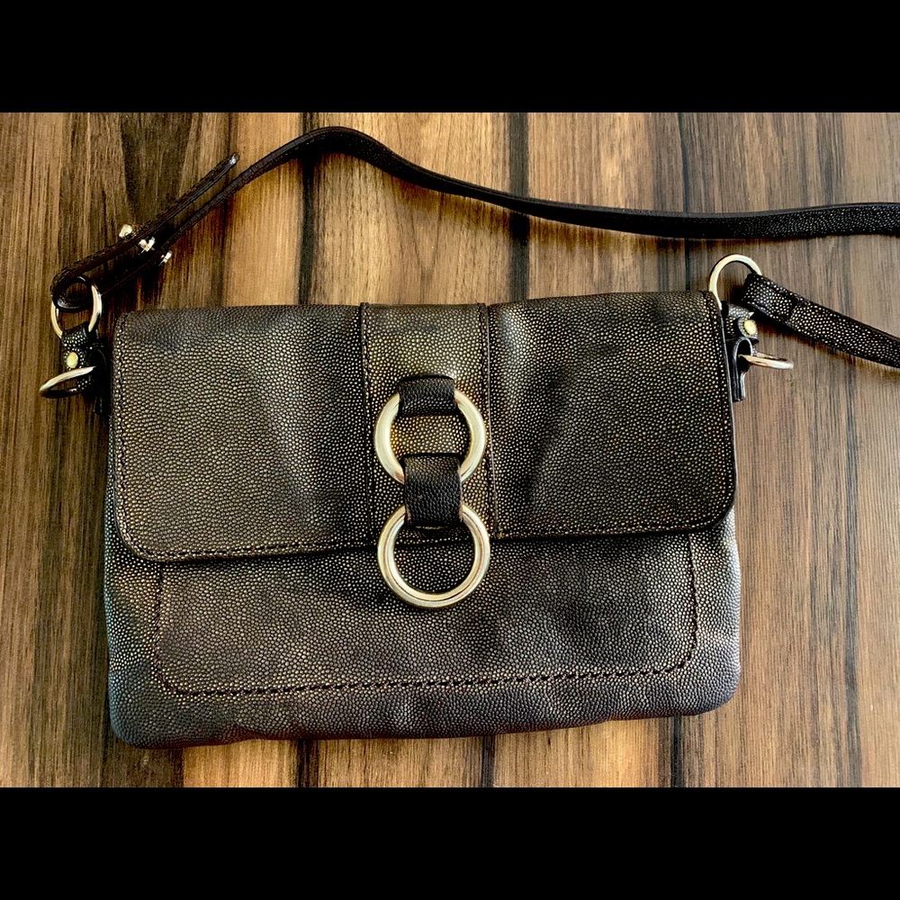 Beautiful Metallic Gold Cole Haan Purse